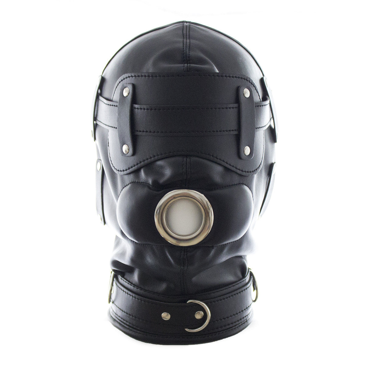 Wholesale BDSM Black Mask with Phallic Gag Front HOle